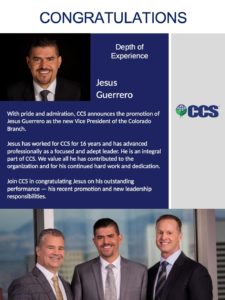 CCS Appoints New Executive Vice President