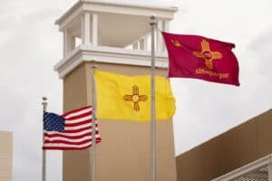 Outside of the Albuquerque government building
