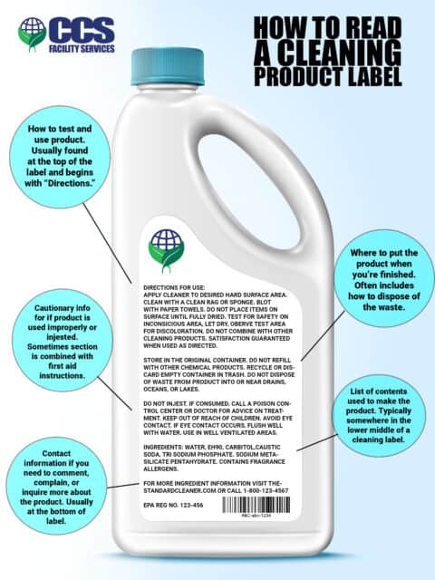 Deciphering Cleaning Product Labels - CCS Facility Services