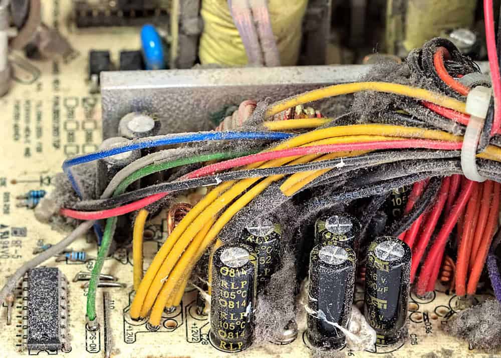 dusty wires