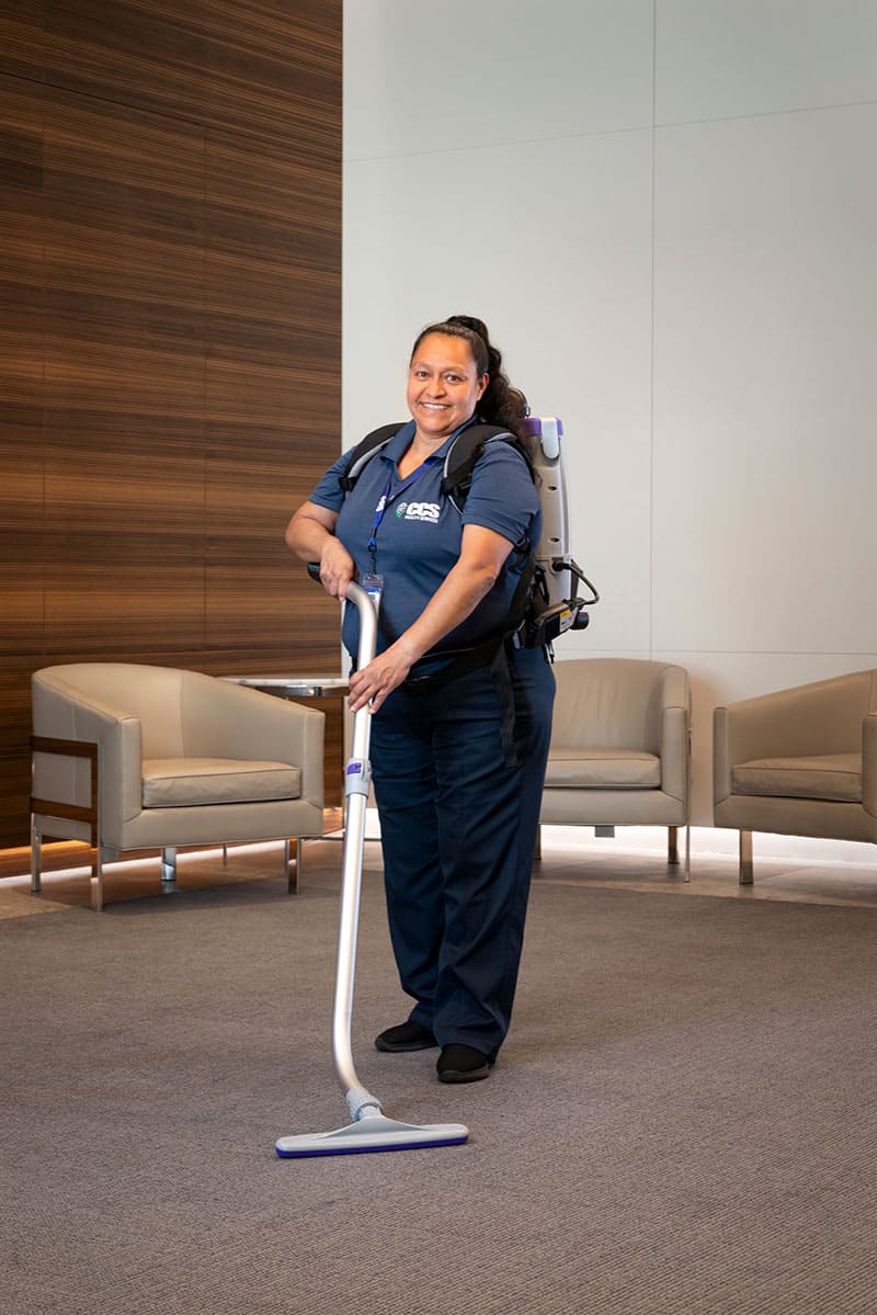 Mopping on the floor